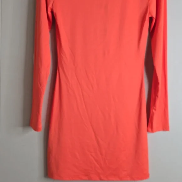 Gianni Bini Mini Icon Knit Scoop Neck Long Sleeve Dress Medium - Picture 8 of 9